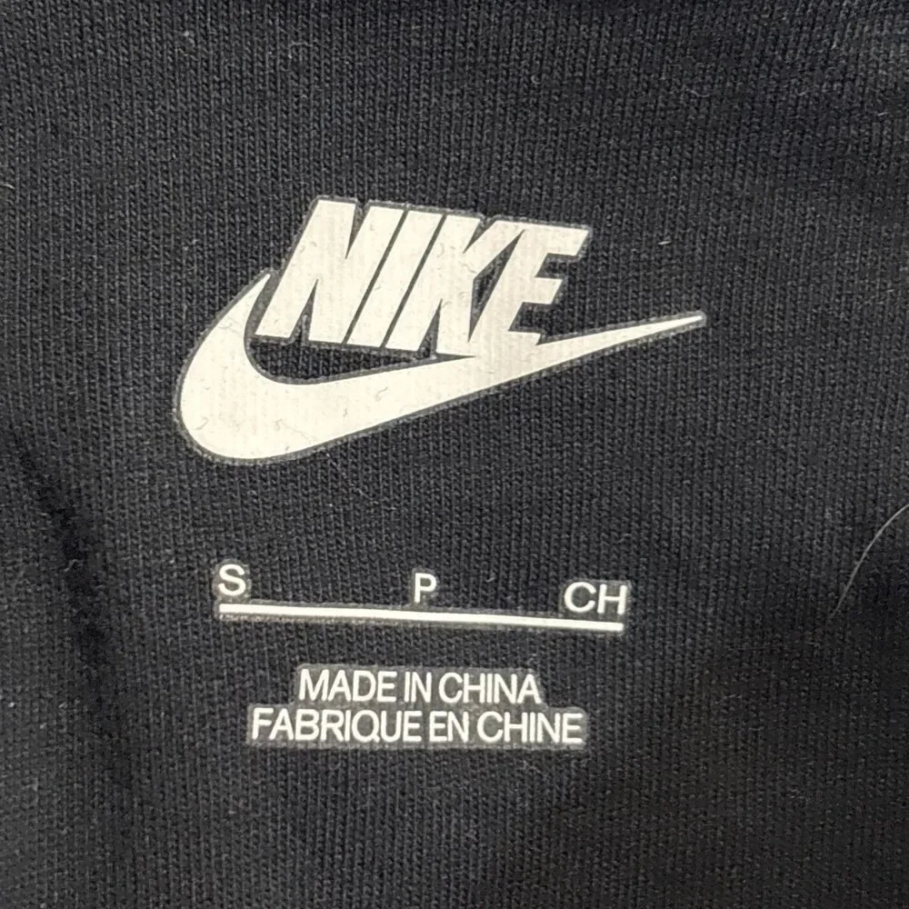 Nike Sportswear Tech Fleece Mesh Crew Zipper Thumbholes Gray Women's Size Small